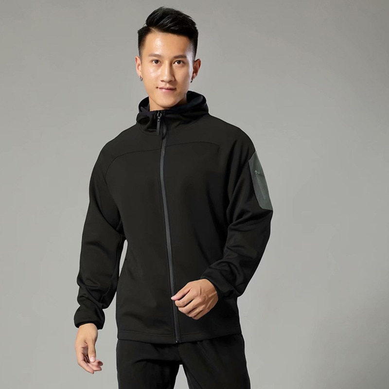 Chaquetas para correr para hombre, ropa deportiva con capucha para gimnasio, Fitness, trotar, entrenamiento, camisetas de baloncesto transpirables para hombre