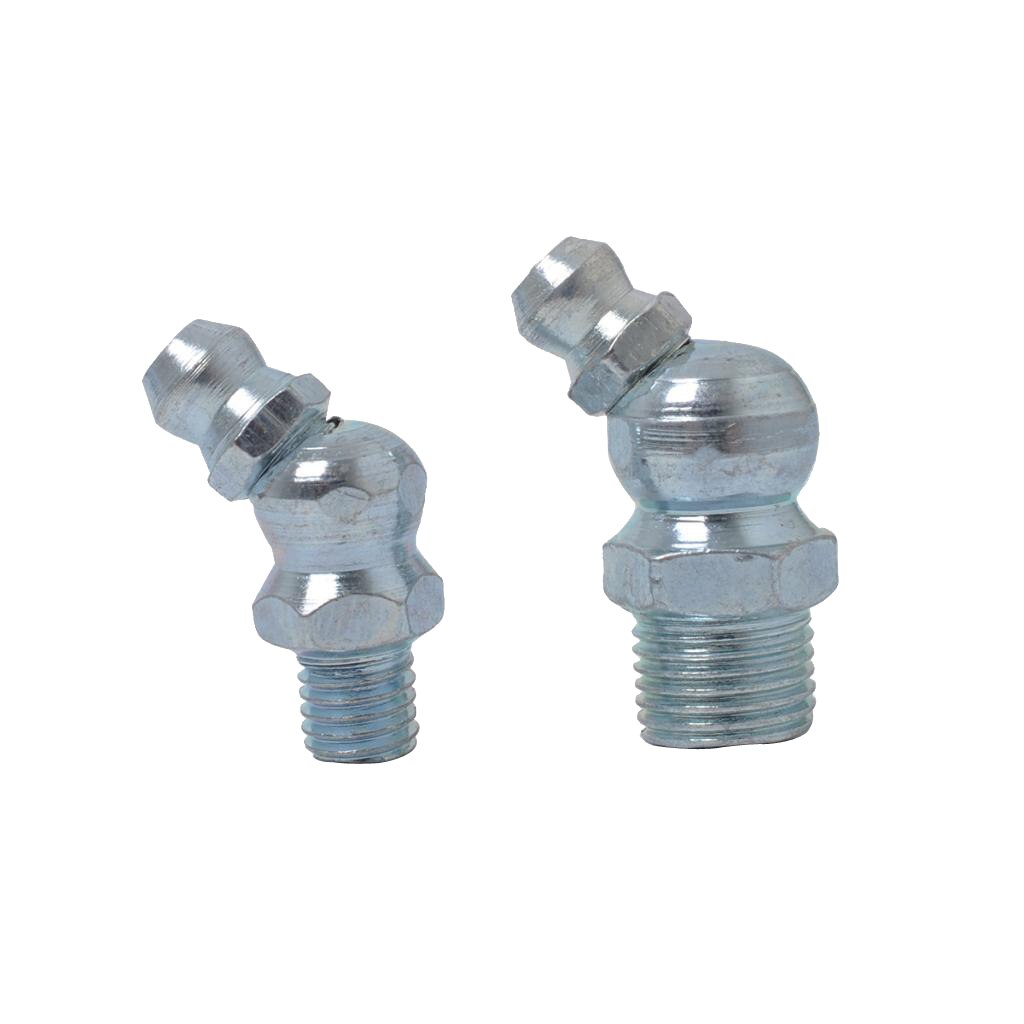 110x 1/4" 1/8" Zerk Fitting Assortment Straight 90 45 Degree For Universal