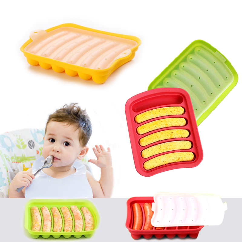 Babymad beholder spædbørn pølse modermælk opbevaringsboks fryser bakke sprødere babymad beholder opbevaring snack beholder