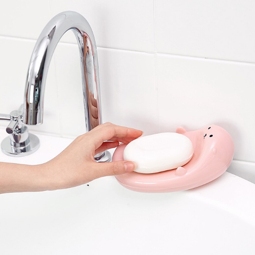 Zeepkist doucheplaat wandelen badkamer thuis koffer container reis houder schaal snoepkleur badkamer