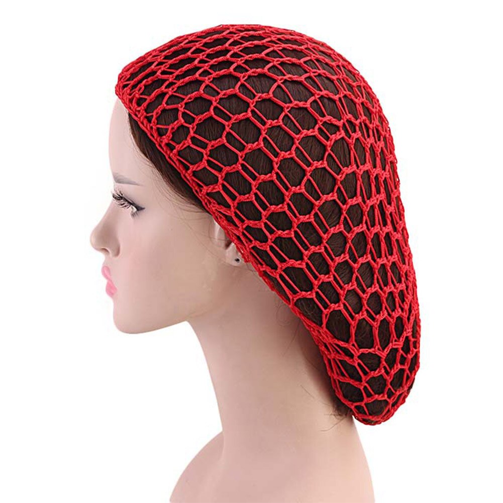 Women Ladies Soft Rayon Snood Hair Net Crocheted Hair Net accessoires cheveux femme