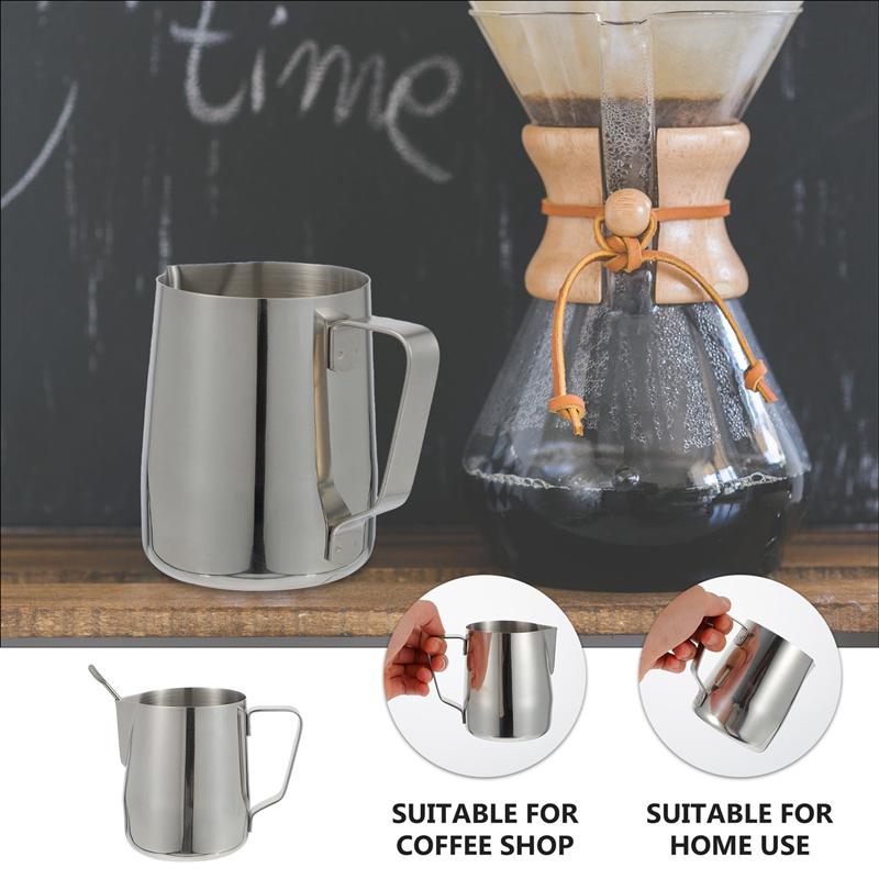 1Pc 350ml Milk Cup Coffee Frothing Cup Latte Art tool Premium Milk Frothing Pitcher Latte Art Cup For Cafe Home Bakery