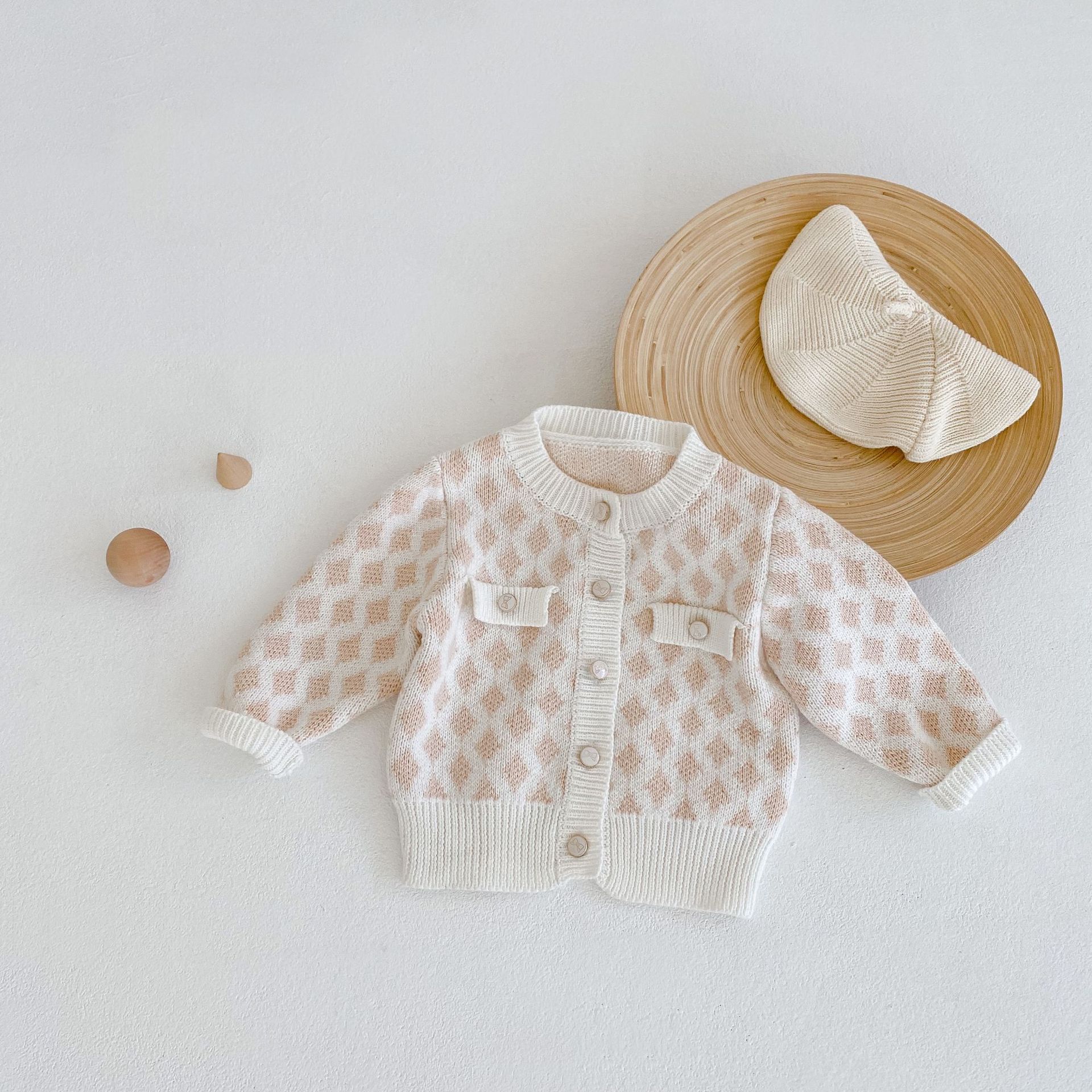 0-3T Pasgeboren Kind Baby Meisjes Kleding Herfst Winter Warme Trui Vest Knit Top Leuke Zoete Truien Coat kinderen Trui