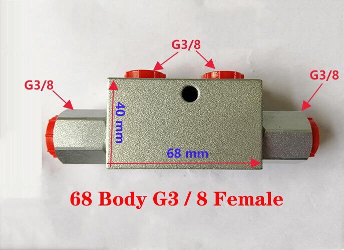 Two-way hydraulic lock tube type hydraulic lock cylinder pressure maintaining valve fittings: 68 G3  8 internal