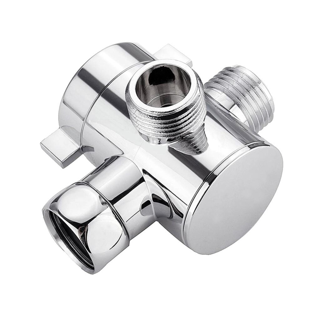 Séparateur d'eau en T | 3 voies, déviateur de pomme de douche G1/2 "interrupteur, Valve d'adaptateur pour toilettes, Bidet, salle de bains, robinet de douche, accessoire