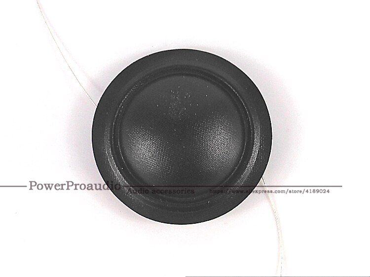 Tweeter de cúpula de 1 pulgada, bobina de voz, diafragma de seda negra, Universal, 25,5 núcleos, cables laterales, altavoz de agudos, reparación de 4ohm o 8Ohm, 2 uds.