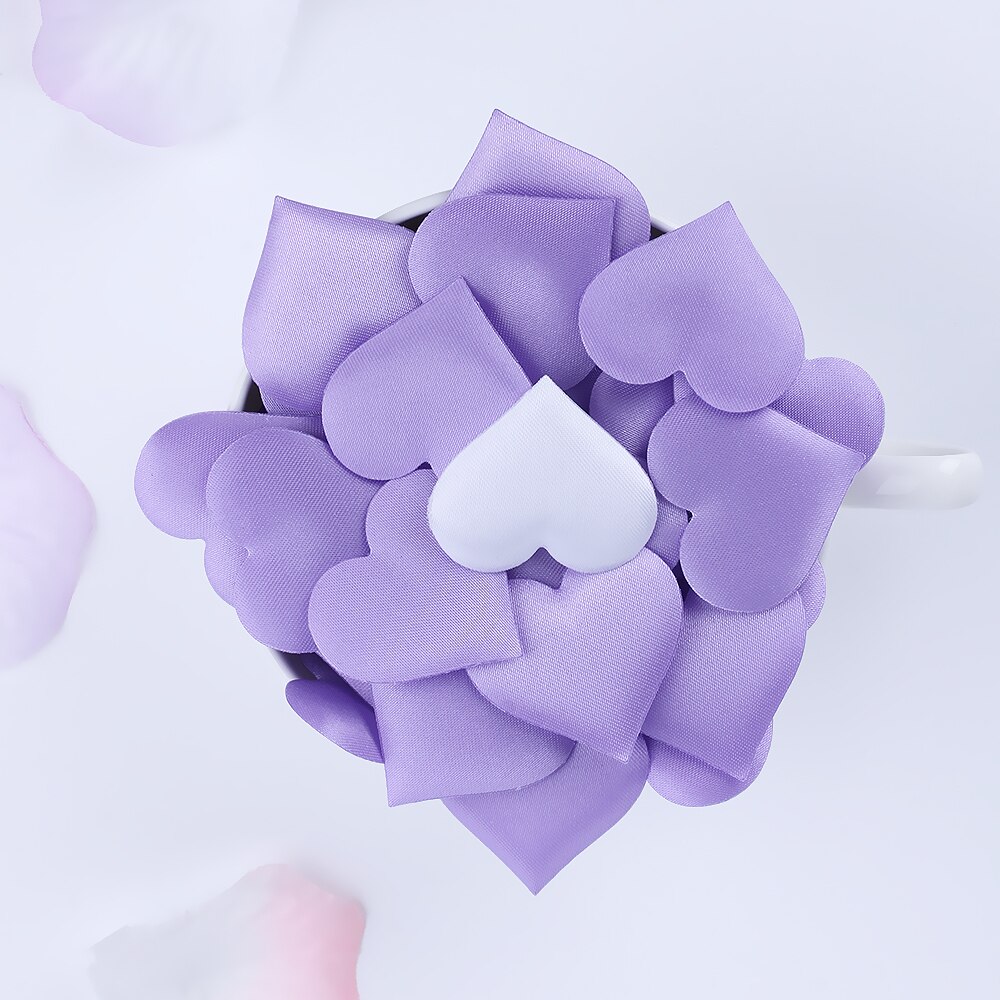 100 stuks 3d bloemen spons zoete liefde hart gooien rozenblaadjes bruiloft feest romantische tafeldecoratie bruiloft feest benodigdheden