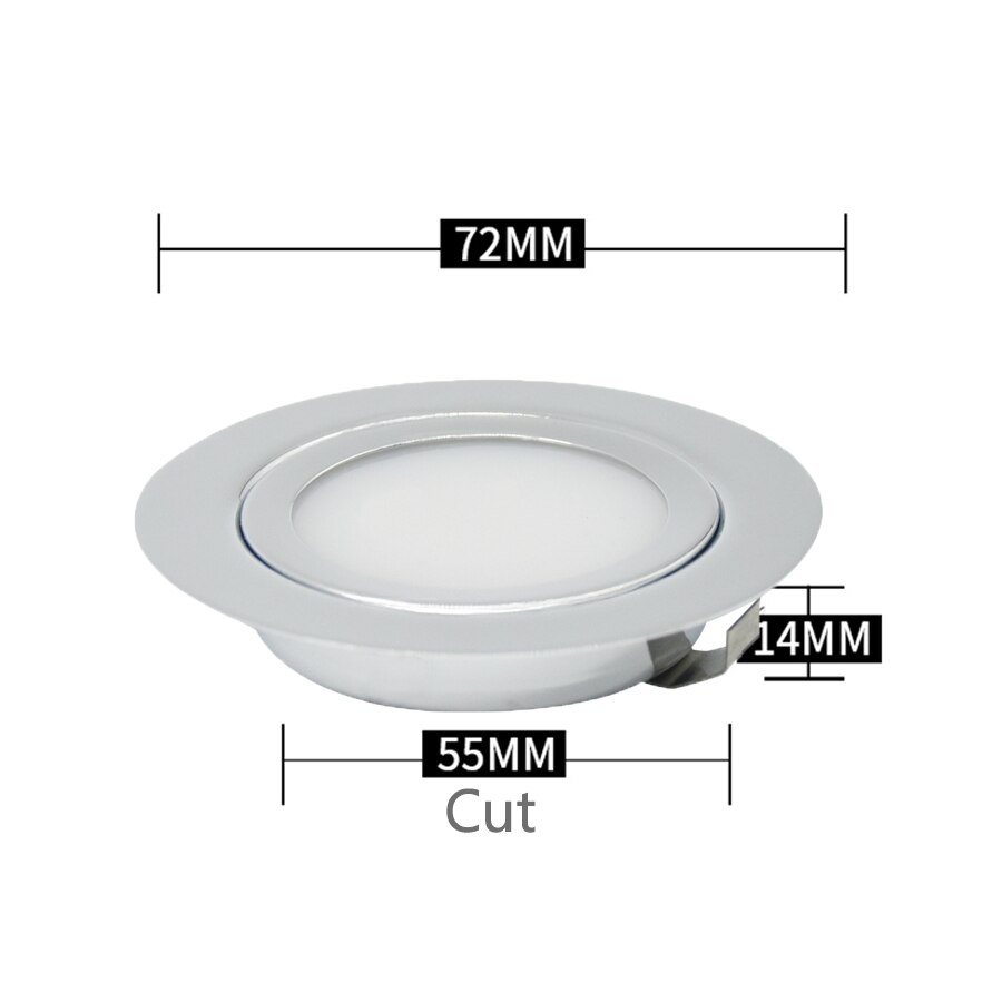 Led Mini Spotlight IP65 DC12V Waterdicht Downlight Badkamer Plafond Verborgen Ultradunne Spot Lampen Led Kast Verlichting