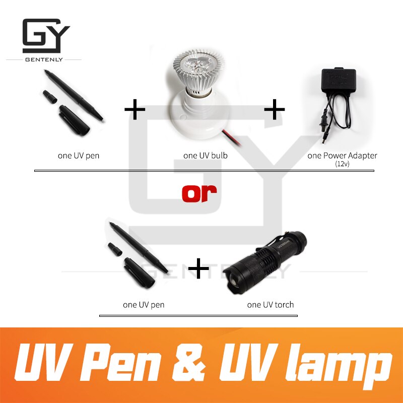 Stylo UV magique pour Escape game, lampe UV, lampe violette, pour jeu d'aventure, stylo à eau pour puzzle, takagisme réel