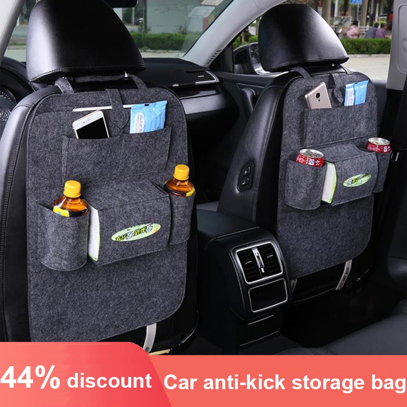 1PCS Organizer Autostoel Autostoel Opknoping Zakken Seat Bag Gehumaniseerd Opbergtas Vilt Covers Achterbank Zakken