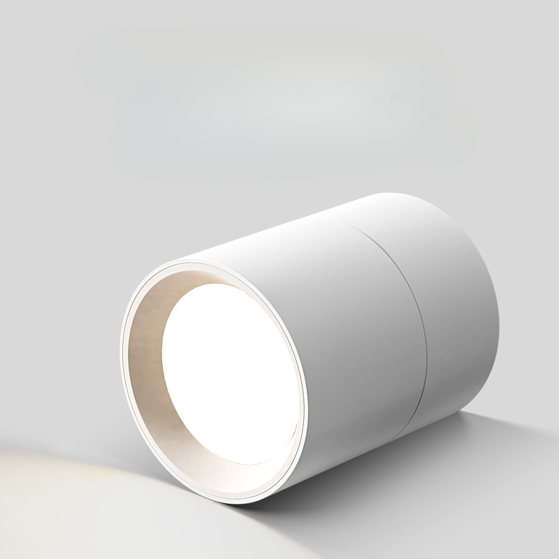 Utendørs led-lys downlight spotlights hullfri justerbar vinkel soverom taklampe korridor sammenleggbar verandalampe til hjemmet