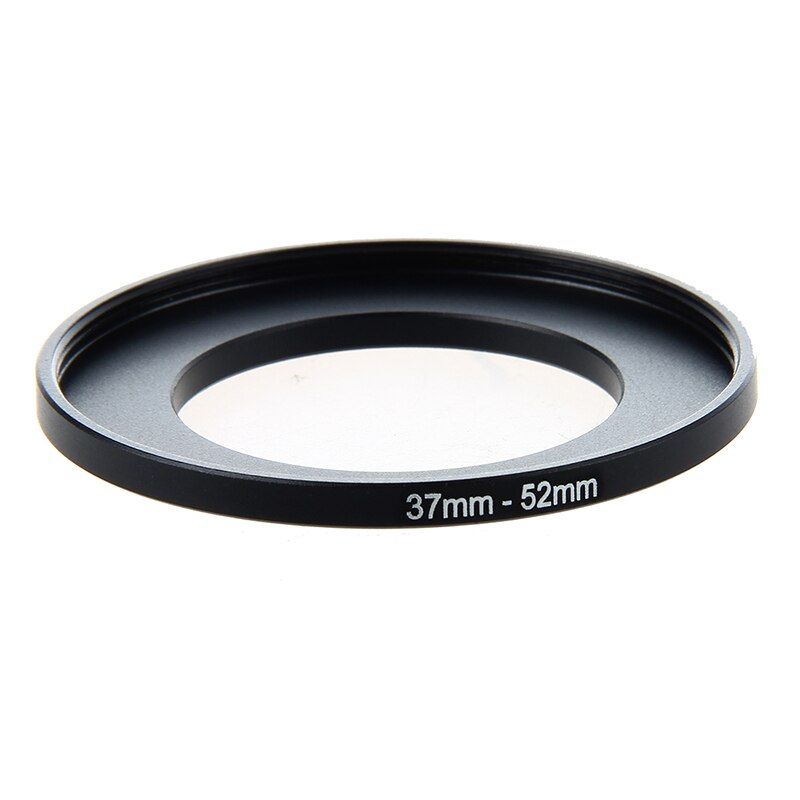 Top Camera Lens Filter Step Up Ring 37Mm Tot 52Mm Adapter Zwart