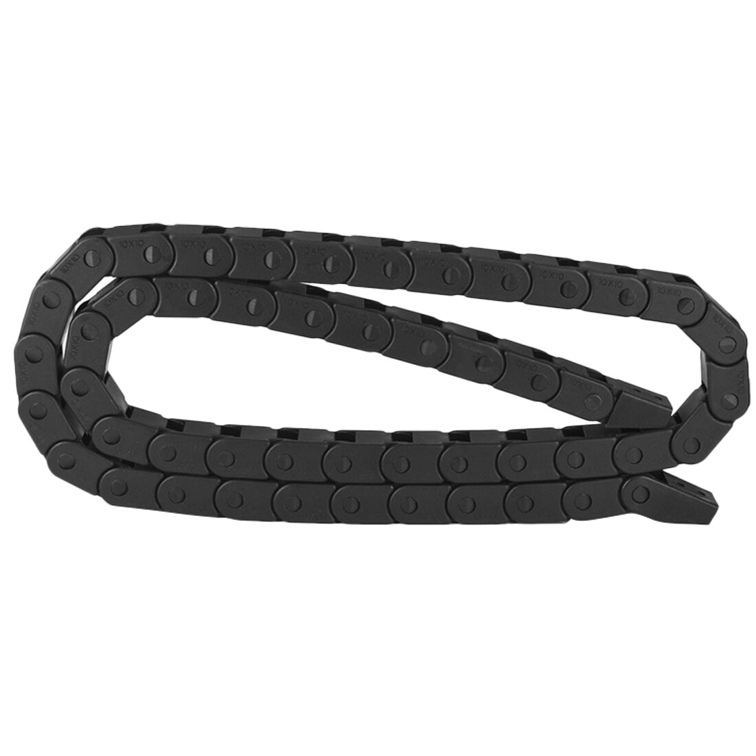Plastic drive chain 7*15mm L1000mm Cable Drag Chain Wire Carrier with End Connectors for CNC Router Machine Tools