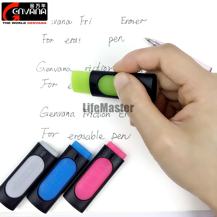 LifeMaster Genvana Wrijving Inkt Gum voor Uitwisbare Pen Rubber 50mm * 20mm G-0718