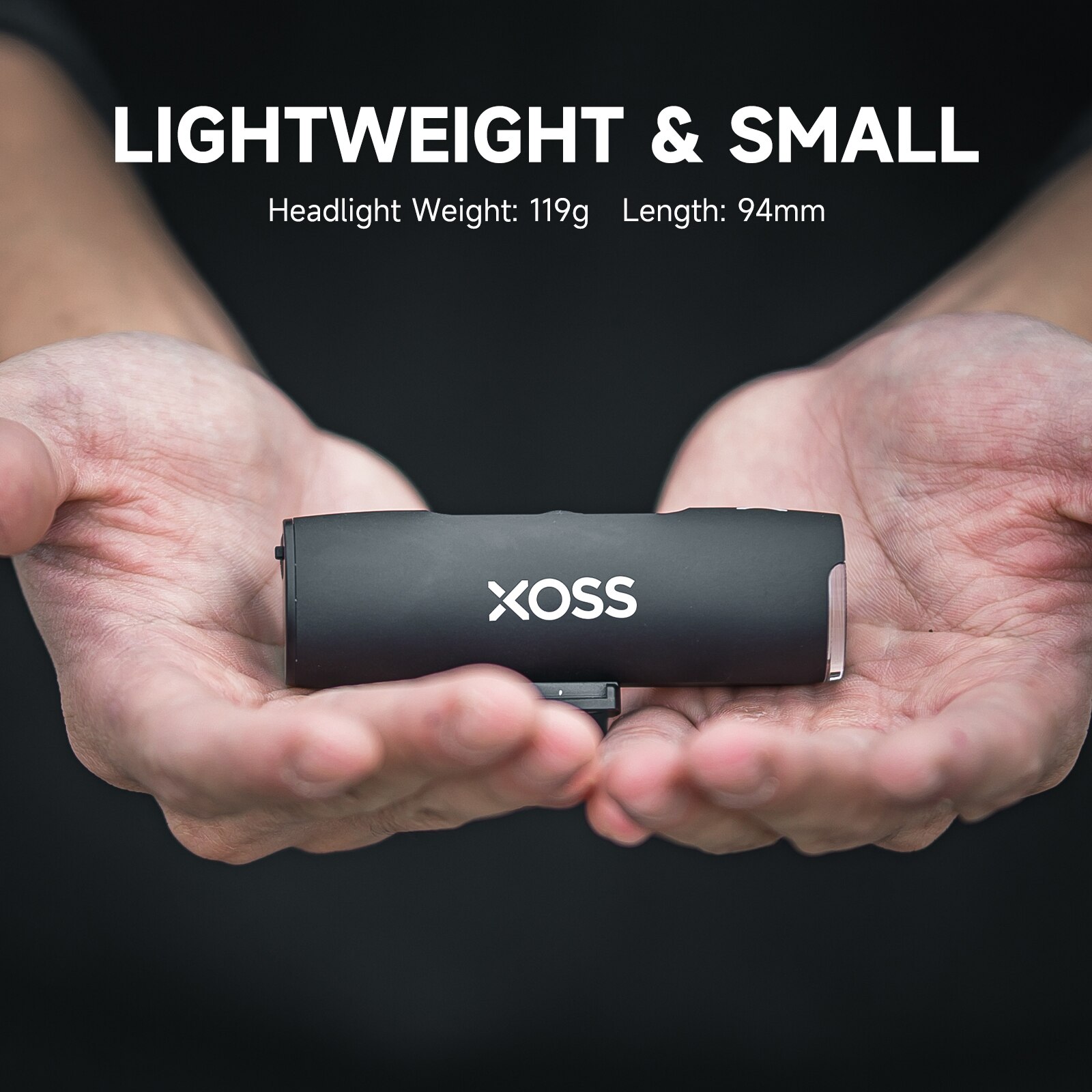XOSS Bicycle Head Light Rainproof USB Rechargeable Road MTB Mountain Bike Front Lamp Cycling Flashlight Riding Accessories