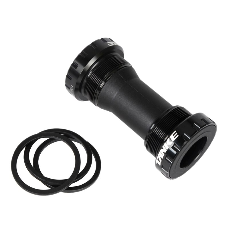 TANKE Mountain Bike BB 68-73mm Middle Axle Press in Type MTB Bicycle Lower Bracket Central Movement Axis Part: Black