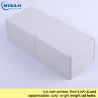 Caja de plástico ABS para instrumentos electrónicos caja de plástico impermeable para caja de conexiones caja de proyecto caja de control DIY 244*100 * 59mm IP68: BWP10521-A1