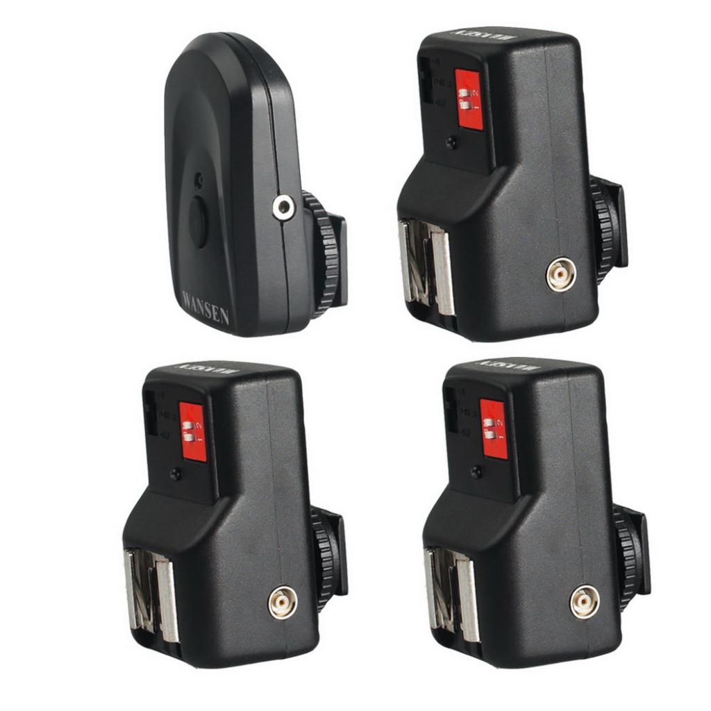 PT-04GY 4 canaux sans fil à distance Flash déclencheur stroboscopique clignotant pour les caméras