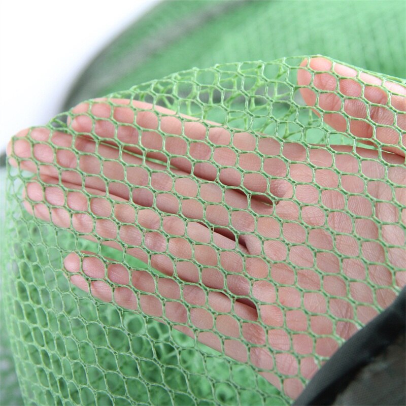 Filet de pêche en maille d'extérieur pliable, panier de pêche à séchage rapide, plus grande taille, piège à poissons collé, Cage avec poignée de Position