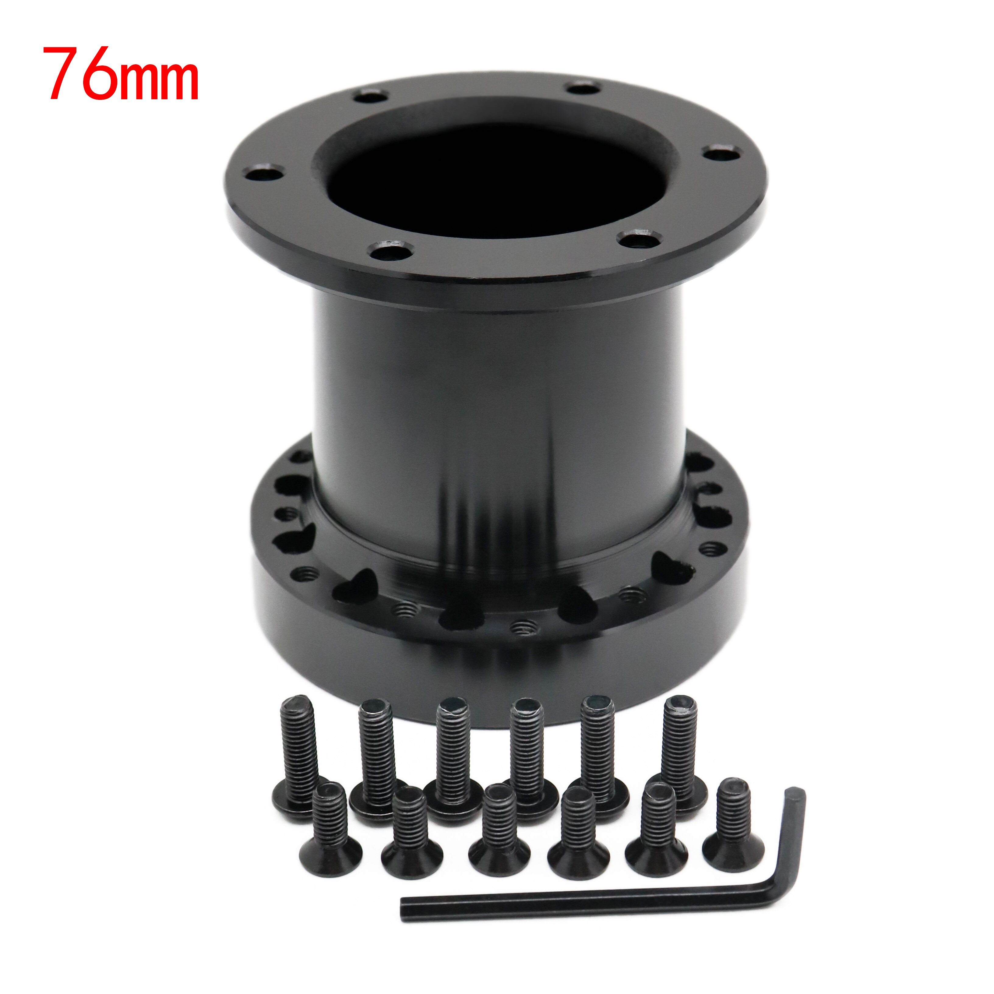 Universal Steering Wheel Hub Spacer 13/51/76/101/128 MM Steering Wheel Hub Boss Kit Adapter Spacer Black: Lavender