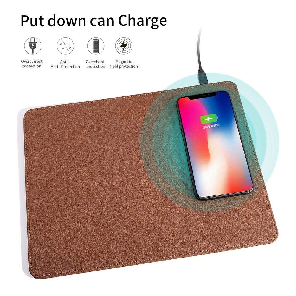 Mobile Phone Qi Wireless Charger Charging Mouse Pad Mat For IPhone X /8 8Plus For Samsung S8 Plus /S7 S6 Edge Note 8 Note 5