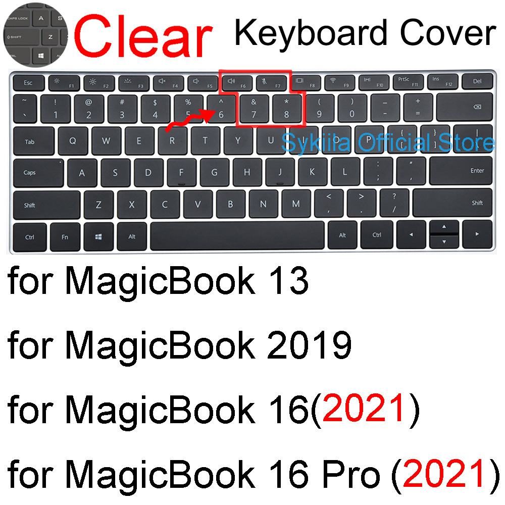Keyboard Cover for Honor MagicBook 14 X14 15 16 V X16 Plus View SE Pro Art Z3 Notebook Protector Skin Case Film Silicone 13: Beige