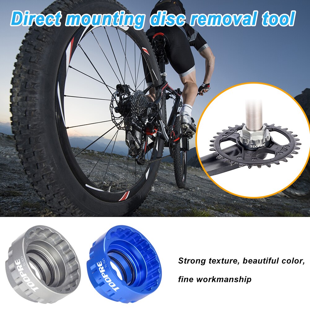 Bike Direct Mount Chainring Lock Ring Removal Installation Tool for Shimano M7100 M8100 M9100