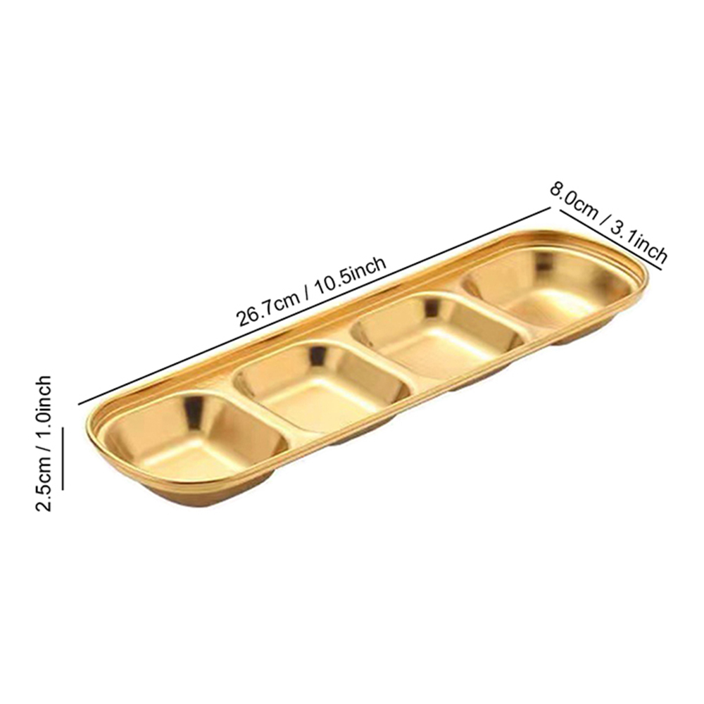 Roestvrijstalen kruidenbordjes voor op de camping, schaal voor saus, kruidenbordjes, peperschaaltjes, braadsauzen, schaaltjes, barbecueservies: Legergroen