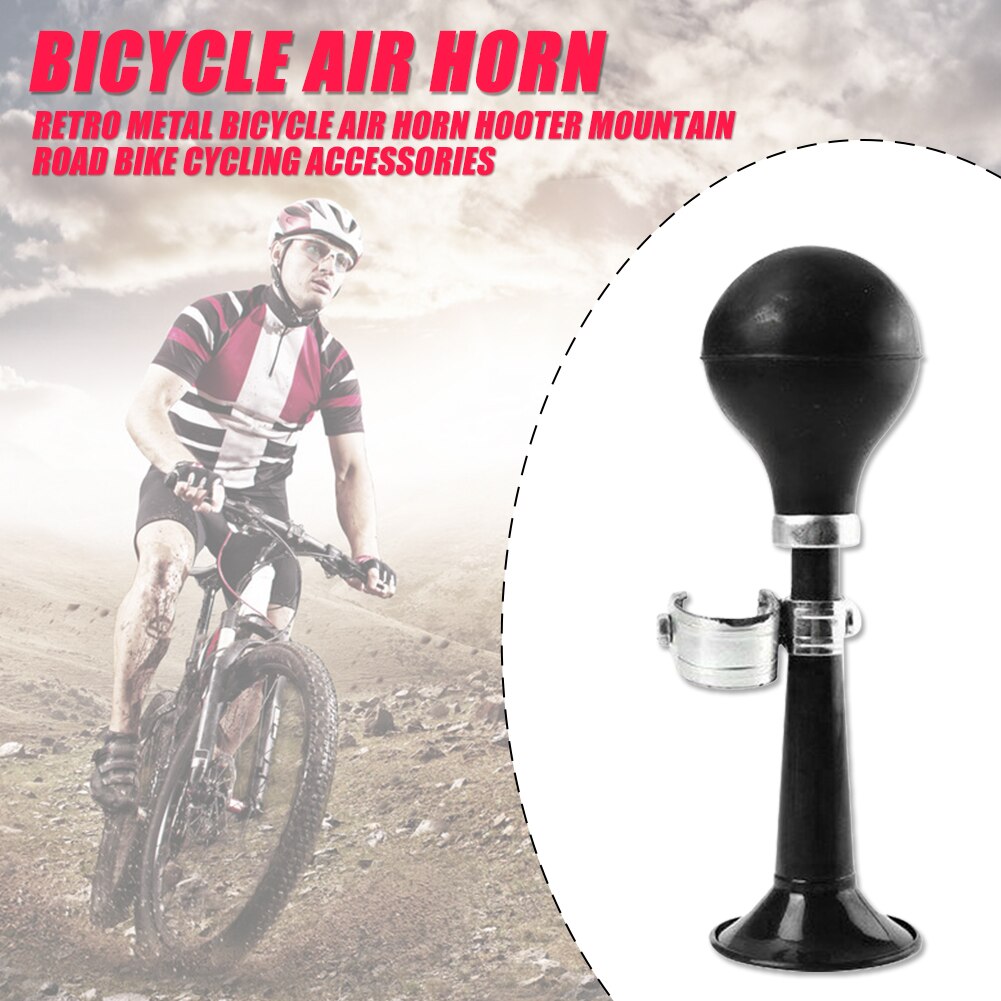 Retro Metal bicicleta aire cuerno personalidad bicicleta Bell carretera de montaña bicicleta plegable equipo de ciclismo accesorios 21x5.9x5.9cm