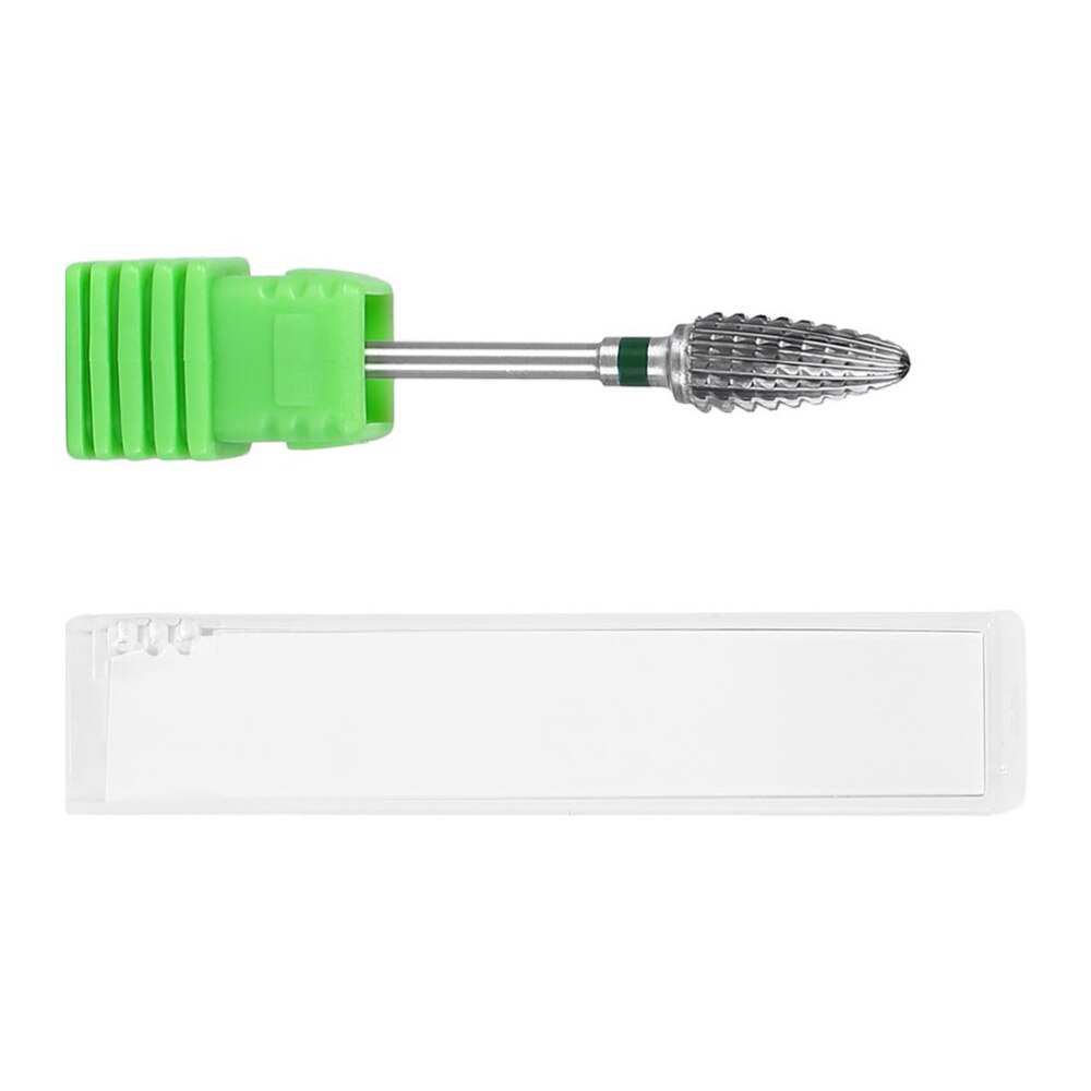 1pc duurzame roterende vijlen van wolfraamstaalcarbide voor nagelkunstgereedschap, nagelslijpkop en manicuremachine