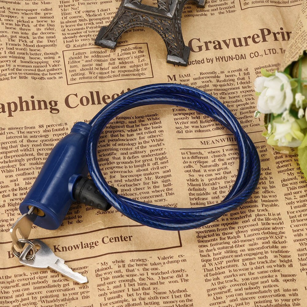 Metal Cycling Safety Lock Universal Anti-Theft Bicycle Lock Bicycle Motorcycle Electric Vehicle Safety Lock With 2 Keys#60