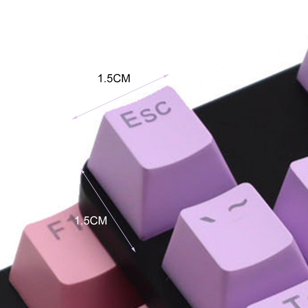 Blank 104 keys ABS layout Thick PBT Keycap White Blue Raindrop color matching keycaps OEM