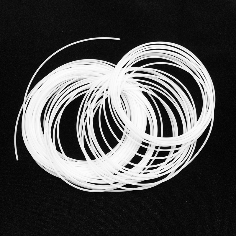 Tube en PTFE ID 0.3 0.6 0.8 1 1.2 1.5 1.6 1.8 2 2.5 3 4mm F46, tuyau isolé capillaire, tuyau rigide, résistance à la température et à la Corrosion