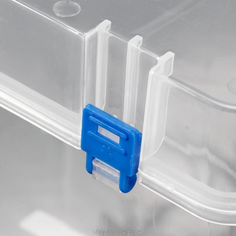 Transparent Marker Pens Storage Box Container Art Craft Tray Office Desk Organizor Home School Students Study M08 21