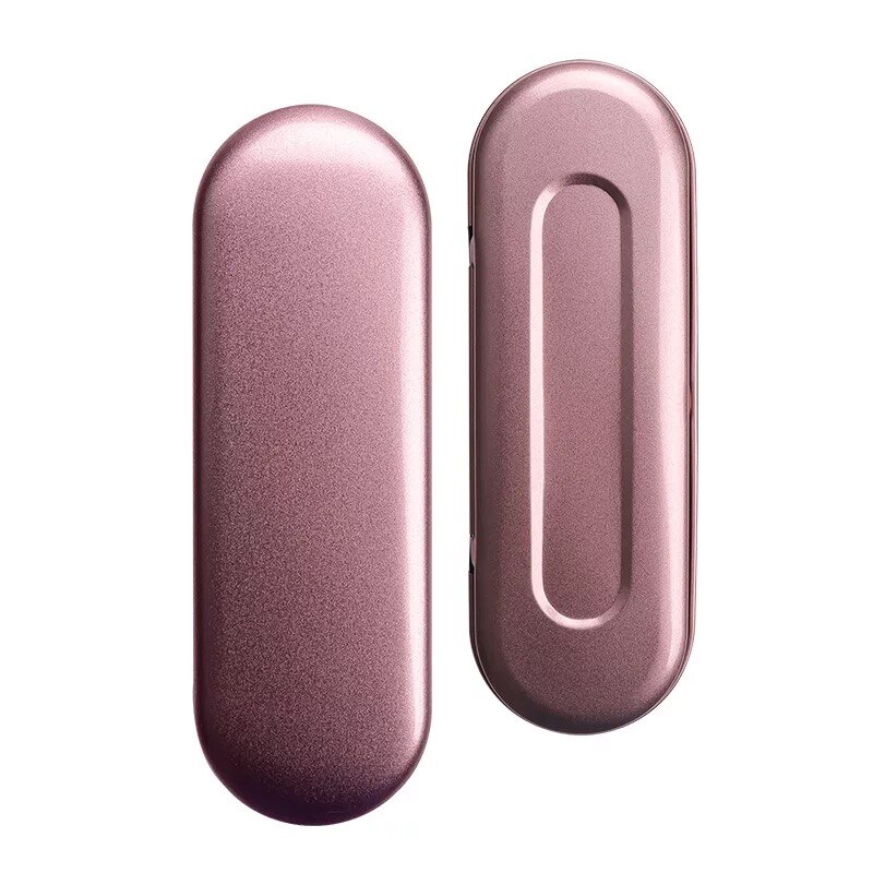 Portable Eyelash Tweezer Storage Box Lash Tweezer Case Makeup Bag Protective Brushes Pencil Eyeliner Case Organizer Eyelash Tool: Pink