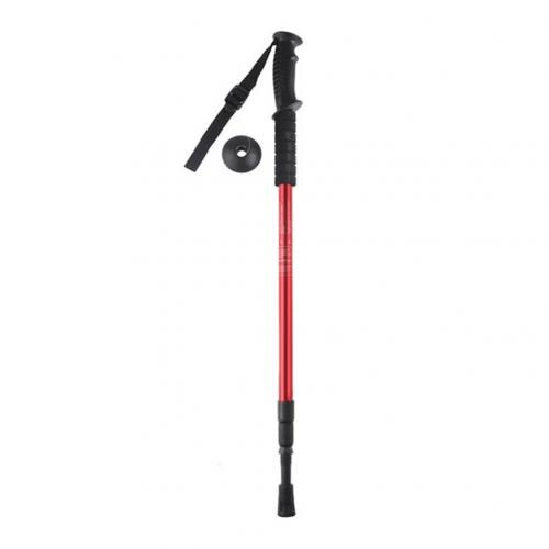 1Pc Portable Walking Poles Adjustable Telescopic Scandinavian Outdoor Climbing Ultralight Trekking Pole Anti Shock Walking Stick