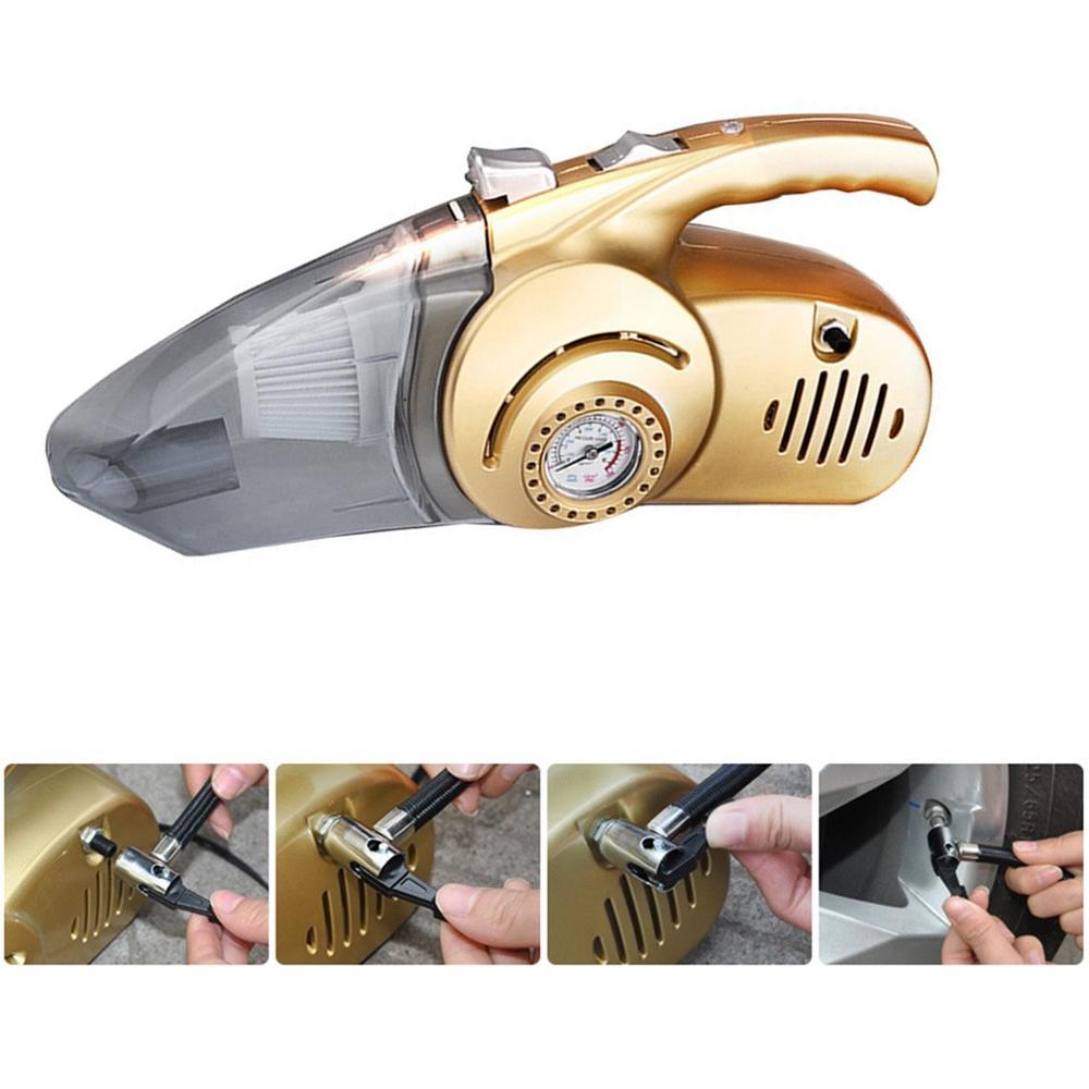 4 In 1 Multifunction Car Vacuum Cleaner Plastic Portable Handheld Wet And Dry Dual Use Home Car Vacuum Aspirateur