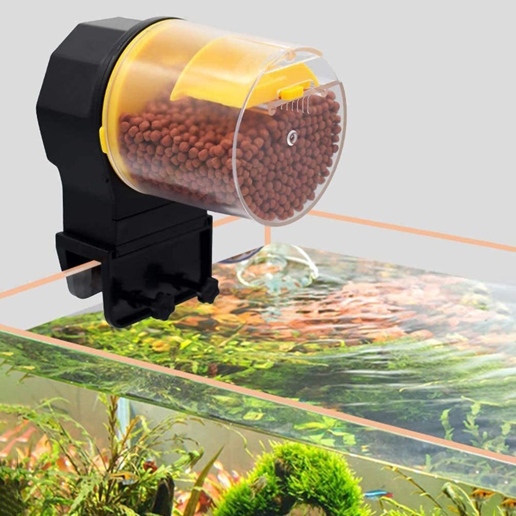 Automatic Fish Feeder Moisture-proof Electric Fish Feeder Intelligent Timing For Vacation Aquarium