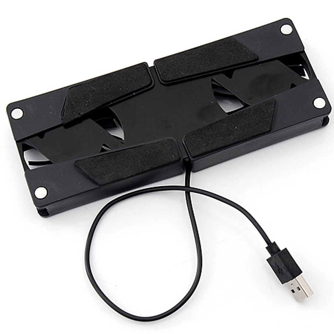 Portable Slim Smart USB Fan Laptop Cooling Pad 2 Fans Cooler Plug Play for Notebook PC Laptop Computer Peripherals