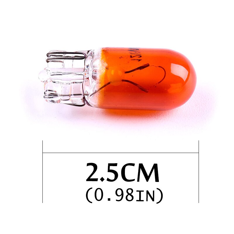 10 stk bil halogen  w5w 194 158 kiler 12v 5w auto lampe varme pærer instrument lys leselys klaring lampe галогенная лампа