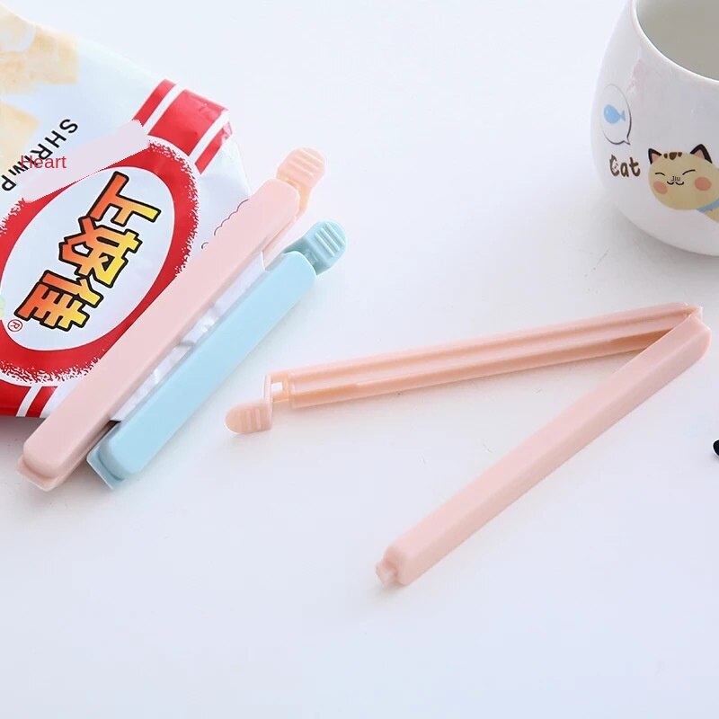 5 stk madpose clips 2 størrelser husholdning mad snack opbevaring tætning forsegling pose clips sealer klemme mad tæt klip forsegling køkkenværktøj