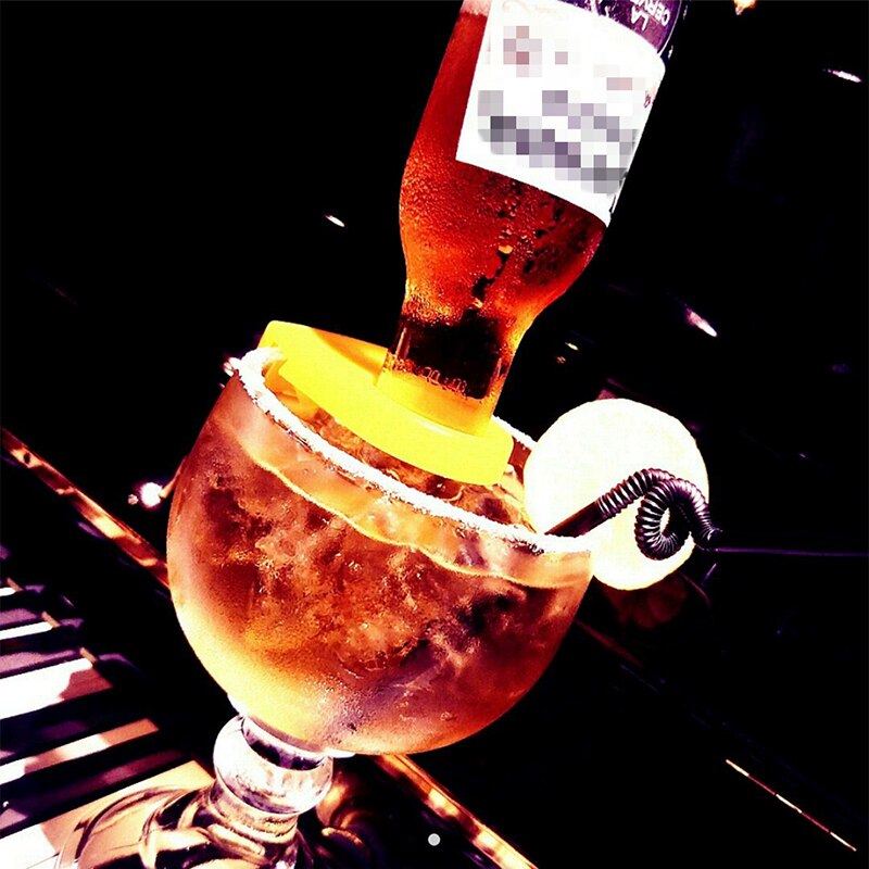 Hebilla de plástico para botella, accesorios de cocina para Bar, cóctel de cerveza, Clips para bebidas, accesorios para vino, Bar, 1 ud.