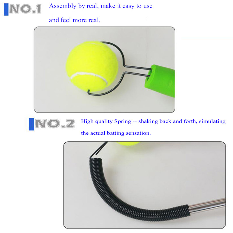 thumbnail image 2 of Tennis Practice Rebounder Tennis Buddy Tennis Trainer Rebound Ball With String Ball Solo Port Tennis Rebounder Tennis Training Equipment 2 of 14