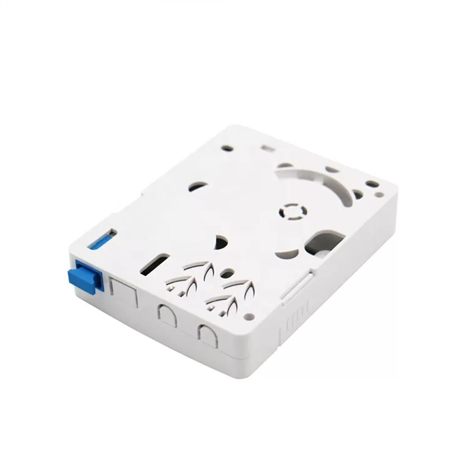 FTTH PTO Fiber Distribution Box Screw Lock ABS Material 2 Core SC Capacity