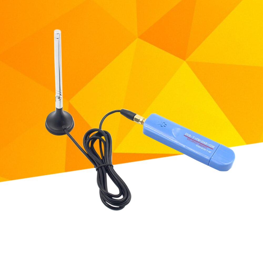 Usb Dongle Esd-Veilig RTL-SDR ADS-B Stick Tuner Low Noise Sma F Radio Ontvanger Antenne Set Kit Voor Windows mac Os Raspberry Pi