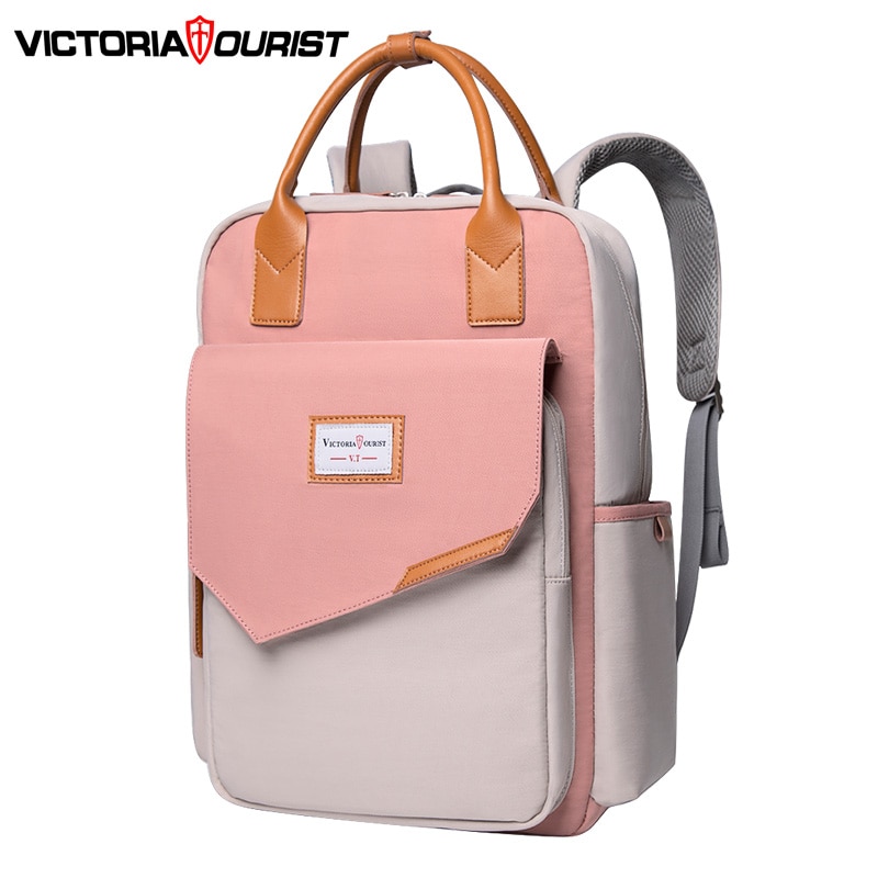 Victoriatourist Rugzak Vrouwen Mode Rugzak Multi-layer Ruimte Veelzijdig Voor Reizen Leisure Werk School 15.6 "Laptop Geschikt