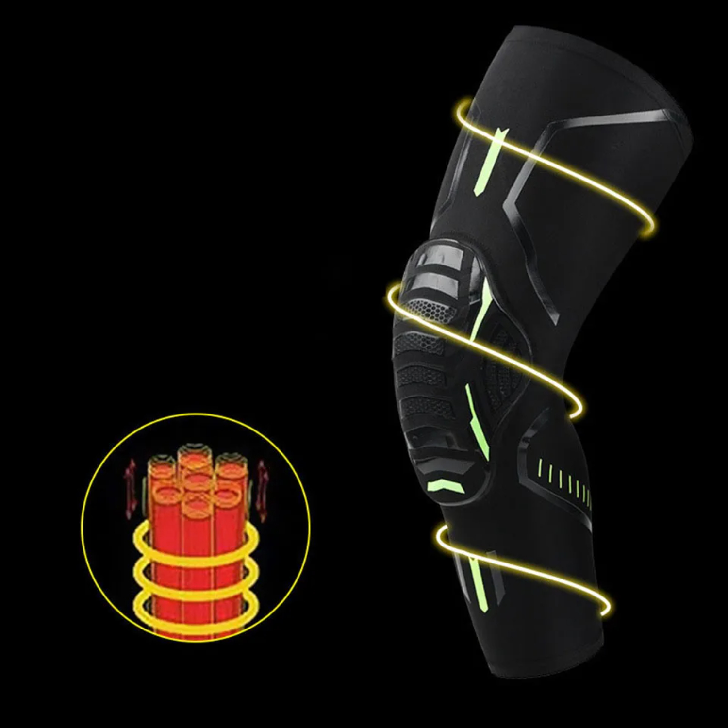 Rodilleras para bicicleta, protección para ciclismo, rodillera deportiva para baloncesto, cubiertas para piernas, Protector anticolisión, 1 ud.