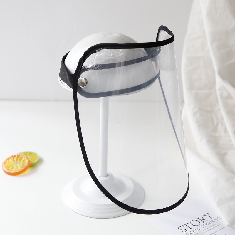 Safety Full Face Shield Clear Flip Up Visor Oil Fume Protection Work Eye Protection Isolation Cover Helmet Anti-dust Caps Hat