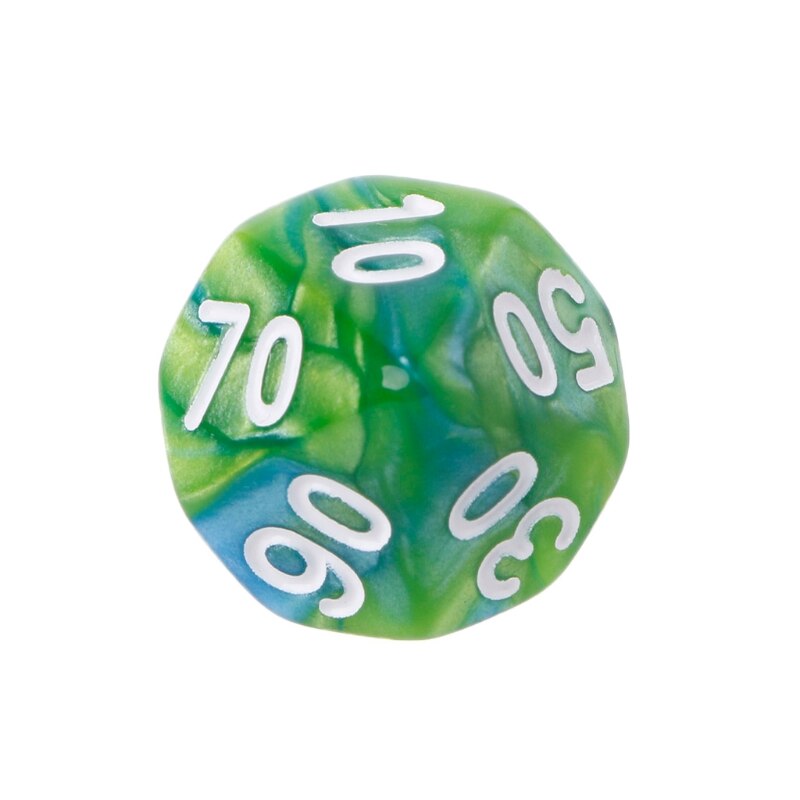 7 unids/set dados poliédricos acrílicos para juego de mesa TRPG D4-D20