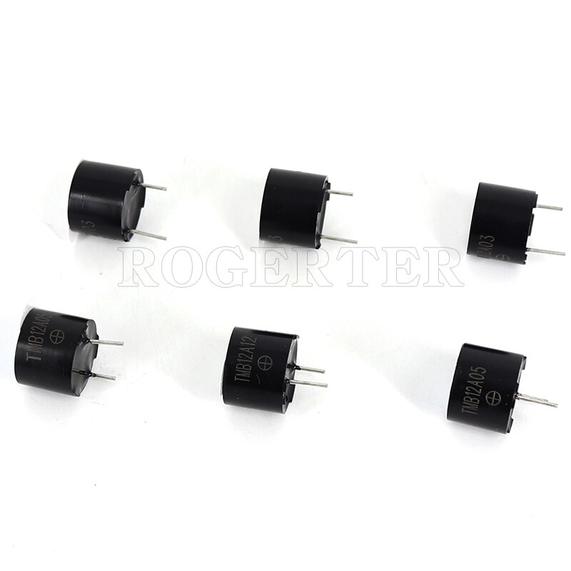 Zumbador activo integrado continuo, 12x9,5mm, 12x9,5mm, 10 unids/lote, TMB12a03, TMB12A05, TMB12A12